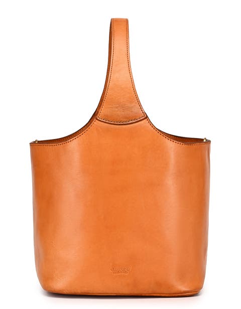 Napa Genuine Leather Relaxed Handcrafted Basket Bag