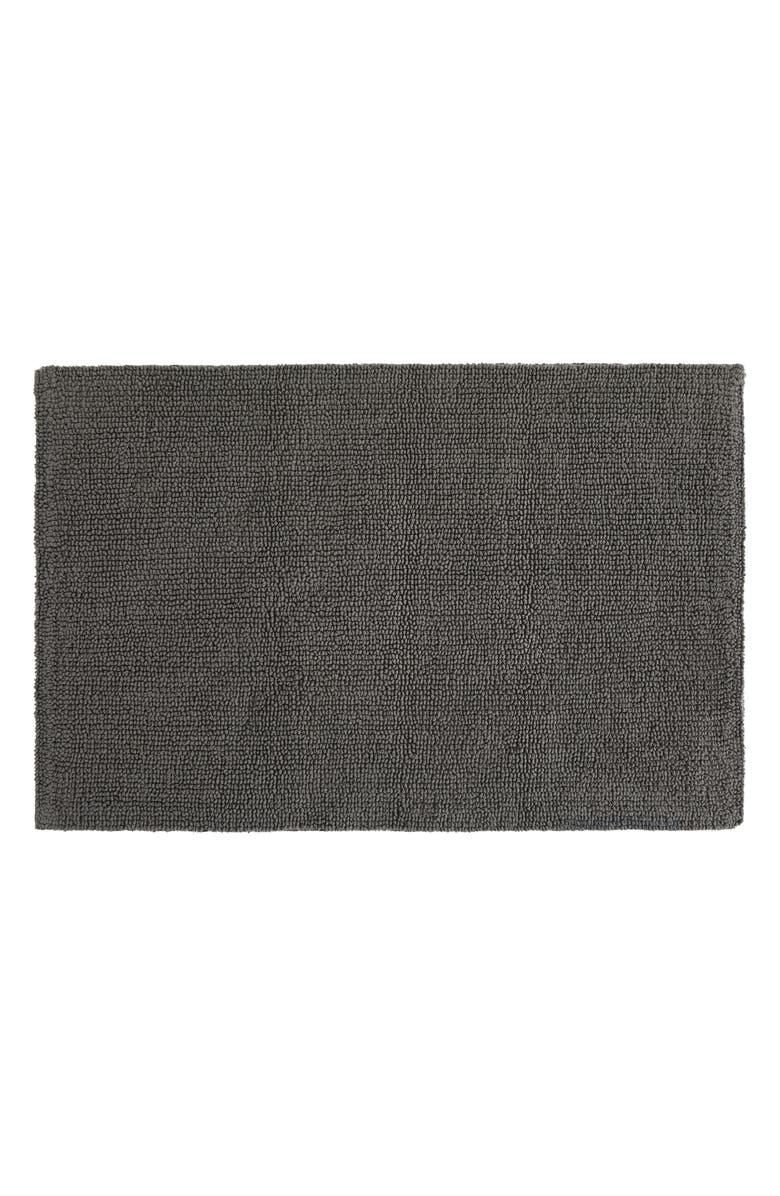 HOMESPUN Reversible Cotton Bath Mat, Main, color, 