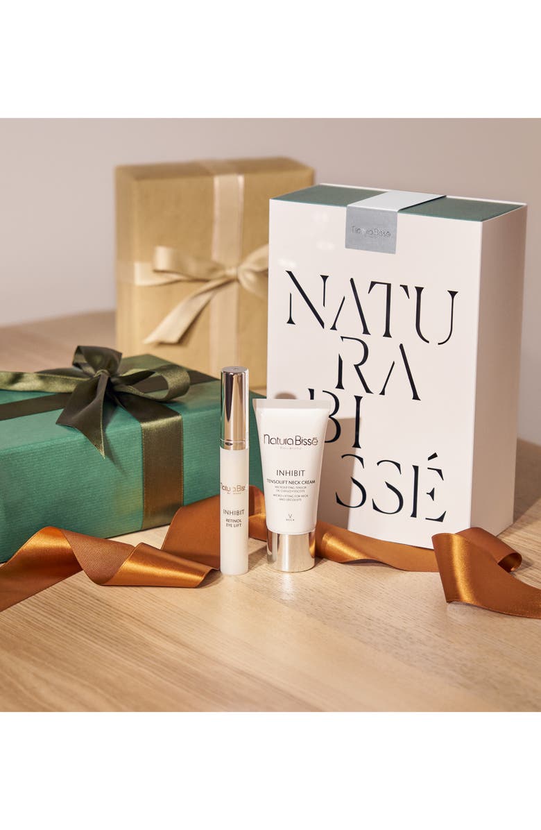Natura Bissé Inhibit Retinol Eye Lift Serum & Inhibit Tensolift Neck Cream Duo USD $365 Value, Alternate, color, 