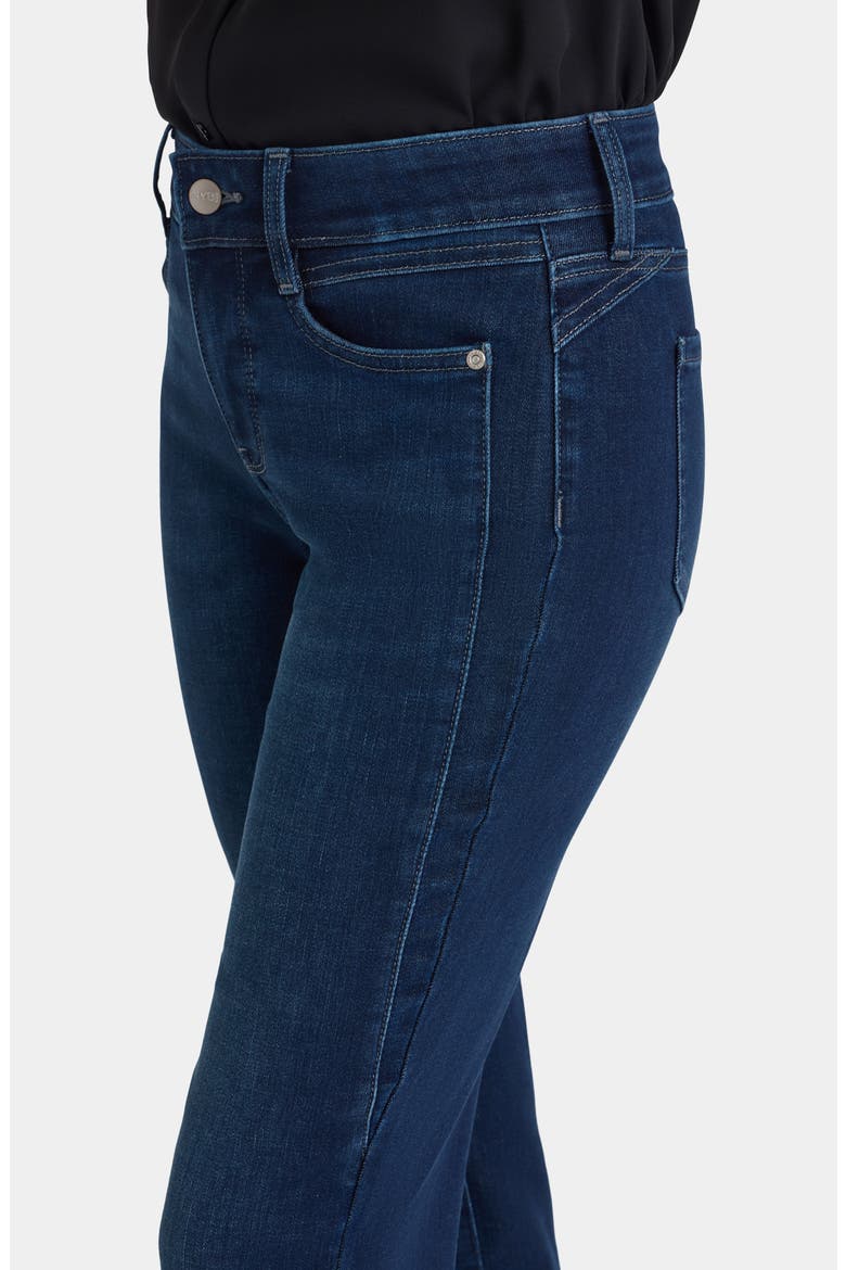 Marilyn Paneled Seam Straight Leg Jeans, Alternate, color, BLACKEN BLUE