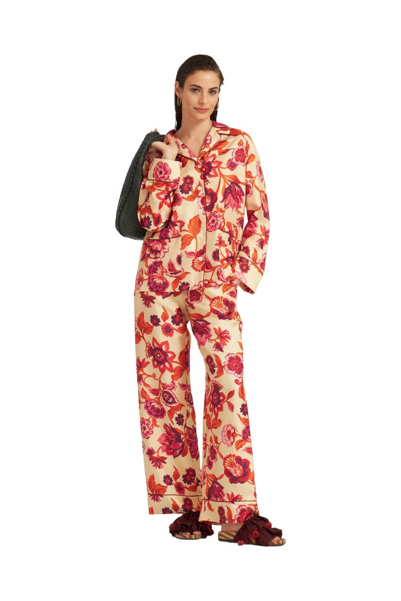 Pajama Pants Hottie Cream, Alternate, color, Hottie Cream