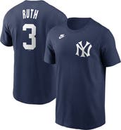 Nike Men's Nike Babe Ruth Navy New York Yankees Fuse Name & Number T-Shirt