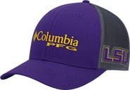 Columbia Men's Columbia Purple LSU Tigers PFG Snapback Adjustable Hat