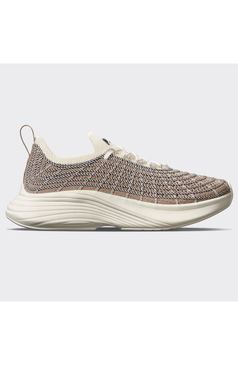 Women's TechLoom Zipline Sandstone Chocolate Pristine Sneaker
