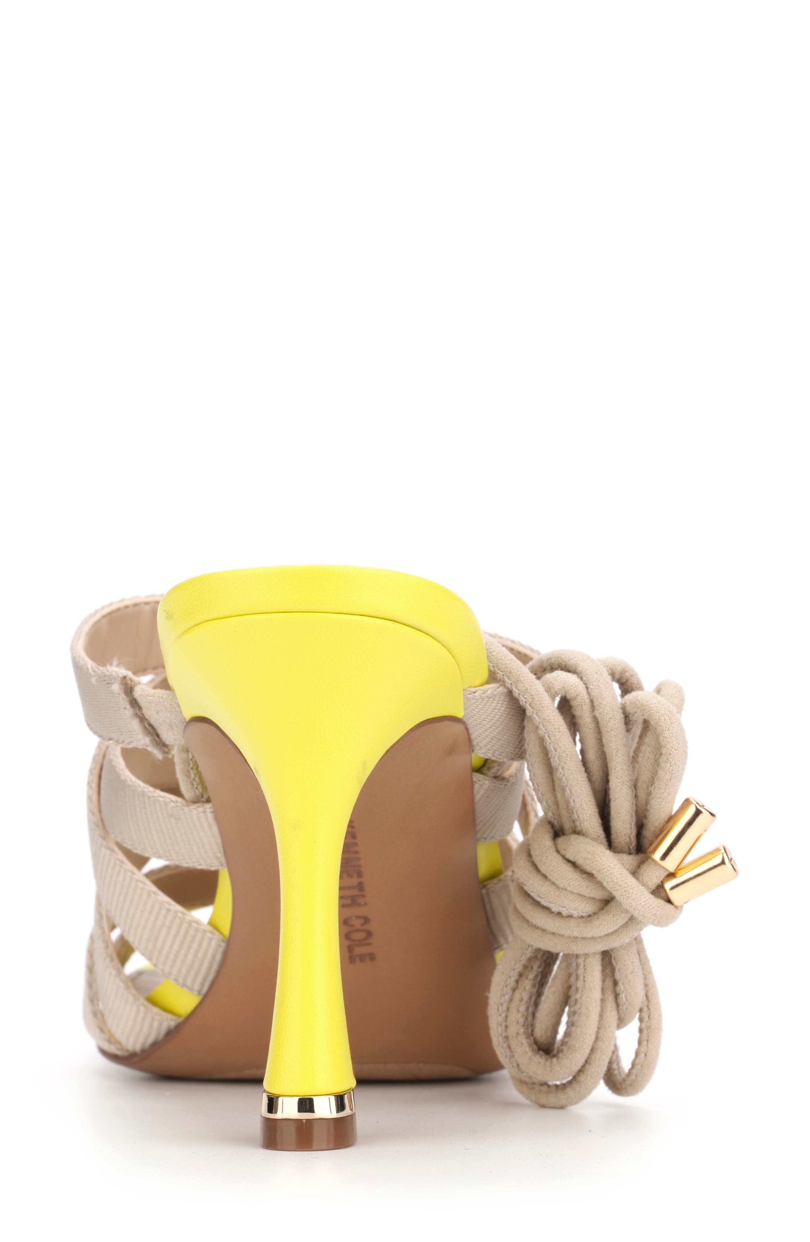 Kenneth Cole New York Blanche Lace-Up Sandal, Alternate, color, Stone Combo