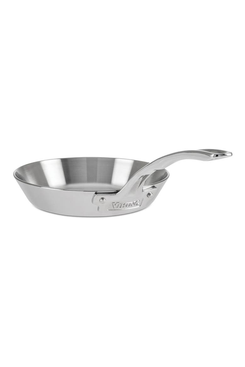 3-Ply Contemporary Stain 8-Inch Fry Pan, Main, color, STAINLESS STEEL