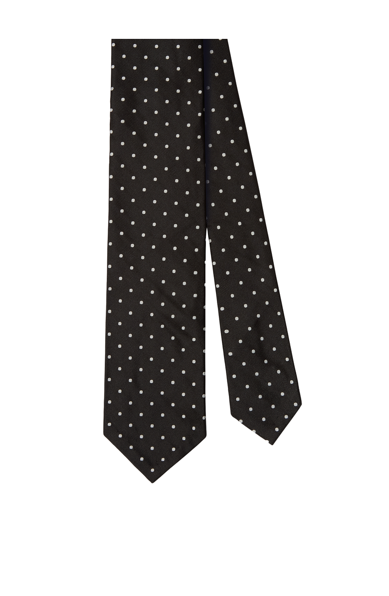 Robert Talbott Newman 7 Fold Sport Jacquard Necktie, Main, color, Black