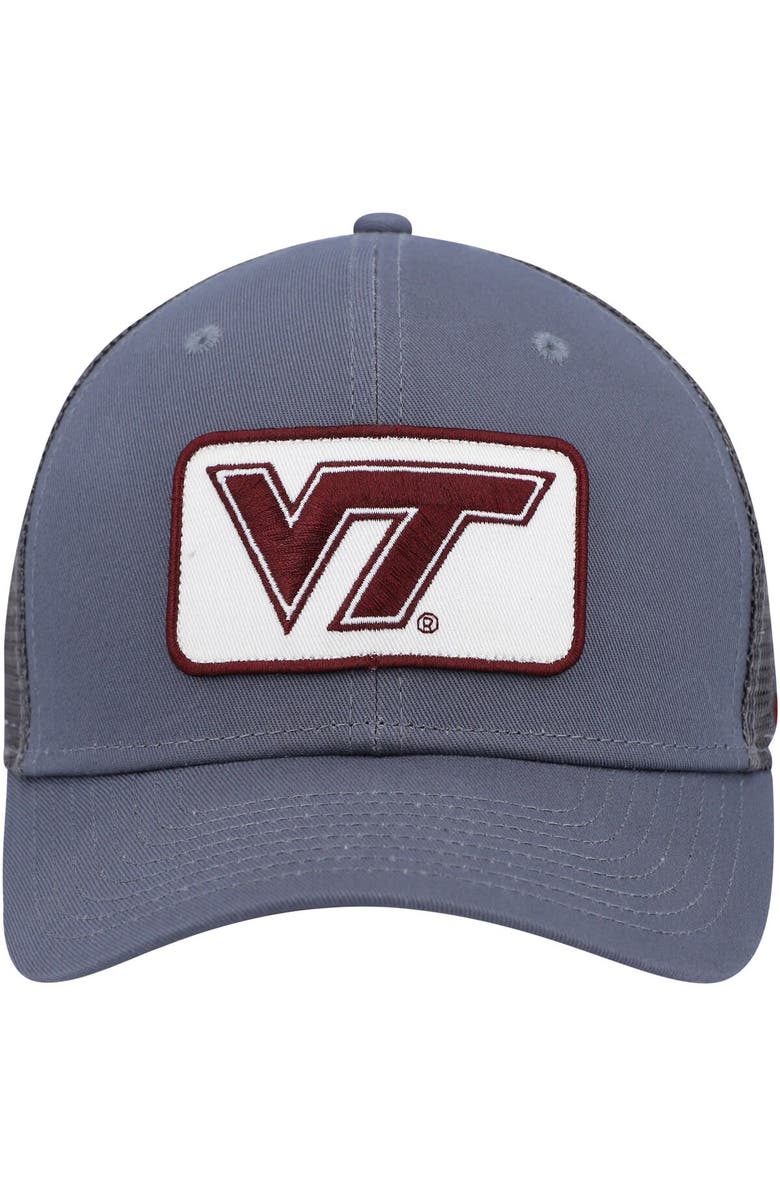 Nike Men's Nike Gray Virginia Tech Hokies Classic99 Trucker Snapback Hat, Alternate, color, 