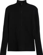 Zella Après Ski Half Zip Rib Sweater