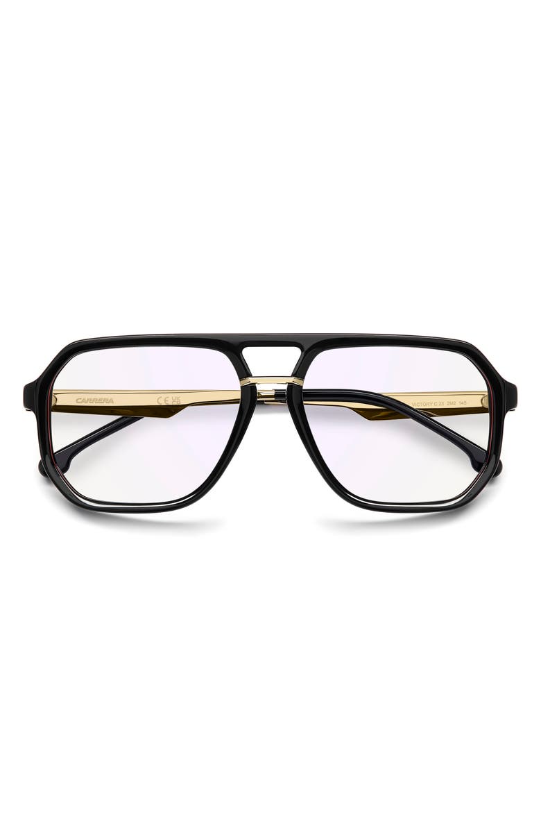 Carrera Eyewear Victory 58mm Pilot Optical Glasses, Alternate, color, 