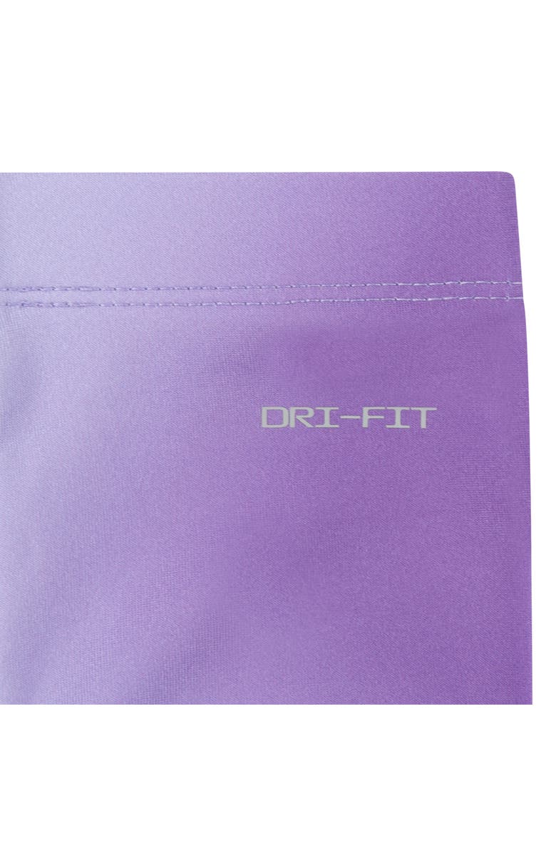 Nike Dri-FIT Logo T-Shirt & Leggings Set, Alternate, color, Black Raspberry