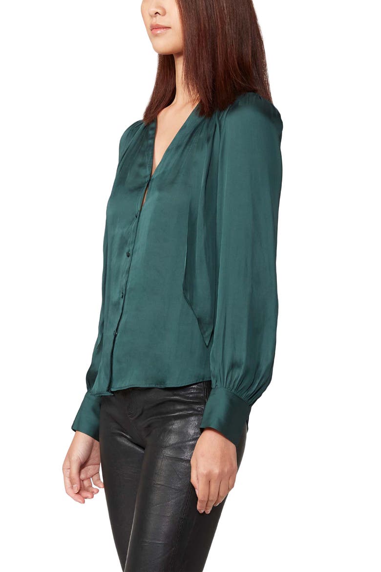 Cleobelle Long Sleeve Top, Alternate, color, DARK SPRUCE