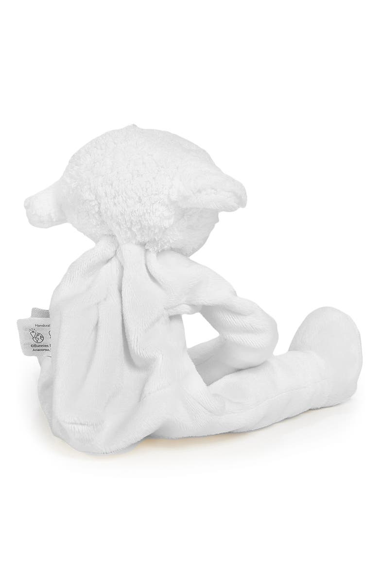 Bunnies by the Bay Blanket & Lamb Silly Buddy Pacifier Holder Gift Set, Alternate, color, White