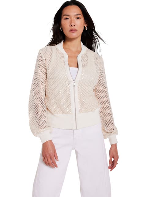 Sequin Bomber Jacket