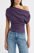 Reformation Iris One-Shoulder Knit Top