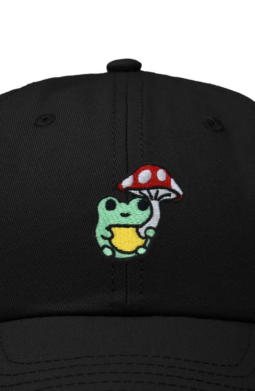DALIX DALIX MUSHROOM FROG EMBROIDERED HAT 