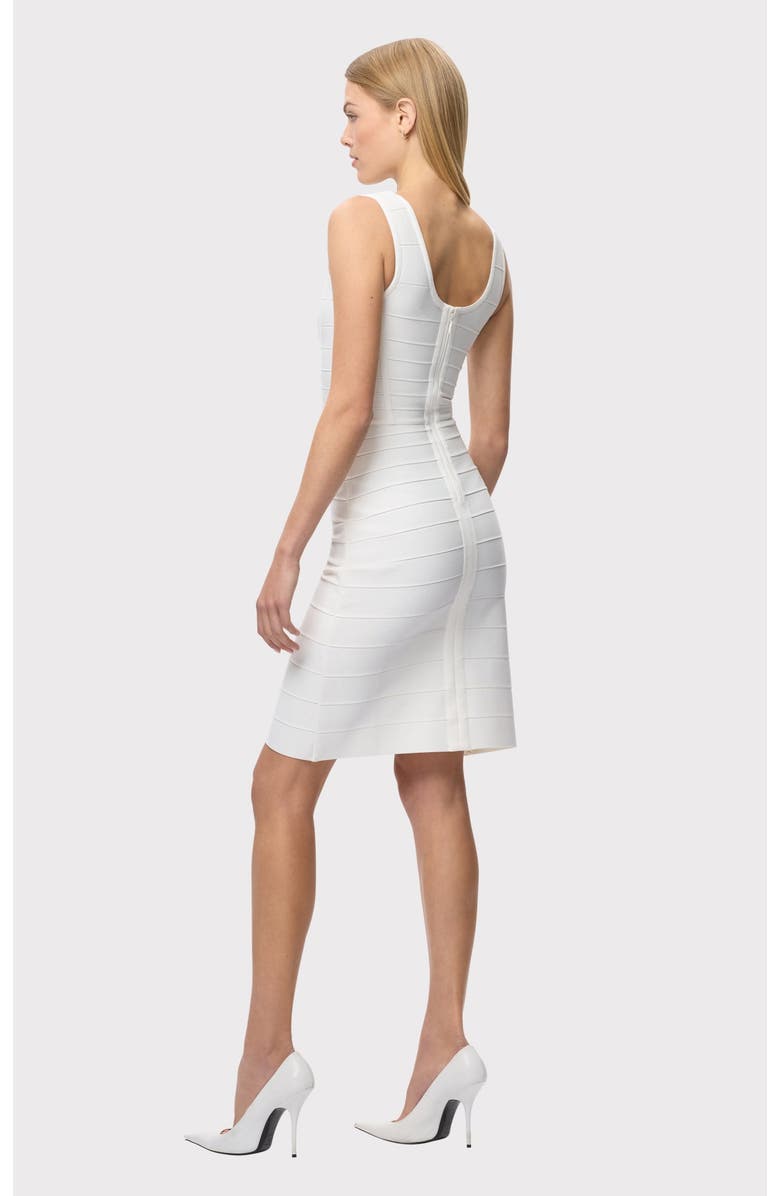 Herve Leger The Amelie Dress, Alternate, color, Alabaster