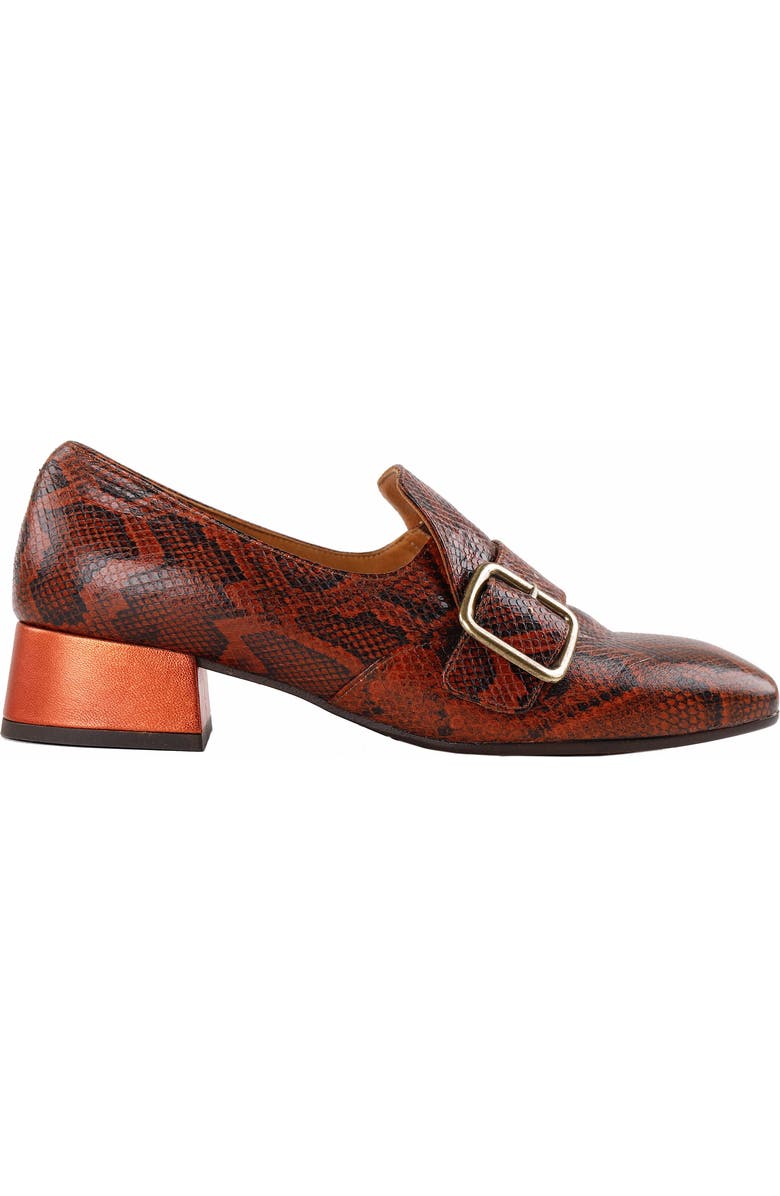 Chie Mihara Zemba Snake Embossed Loafer, Alternate, color,