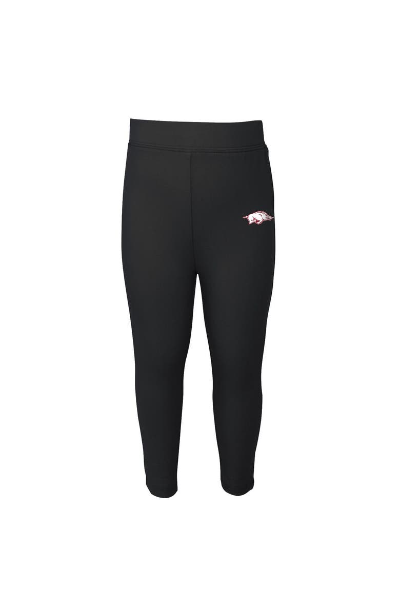 Outerstuff Preschool & Toddler Cardinal/Black Arkansas Razorbacks Forever Love T-Shirt & Leggings Set, Alternate, color, Cardinal