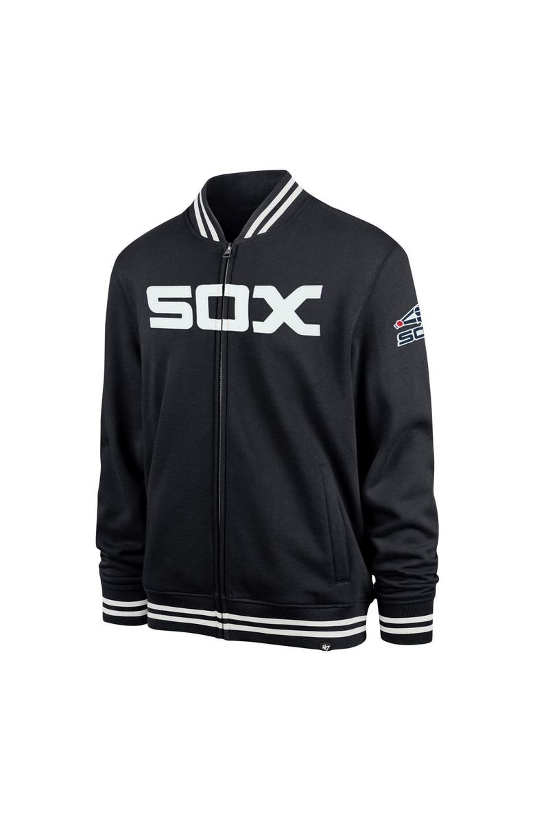 '47 Men's '47 Navy Chicago White Sox Wax Pack Pro Camden Full-Zip Track Jacket, Alternate, color, 