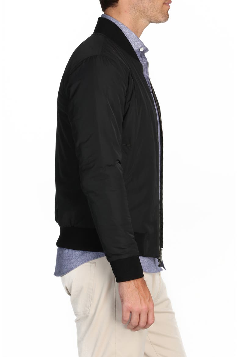 Mitchell Water Resistant Reversible Jacket, Alternate, color, BLACK/ BLACK
