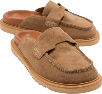 Laven Suede Leather Clogs