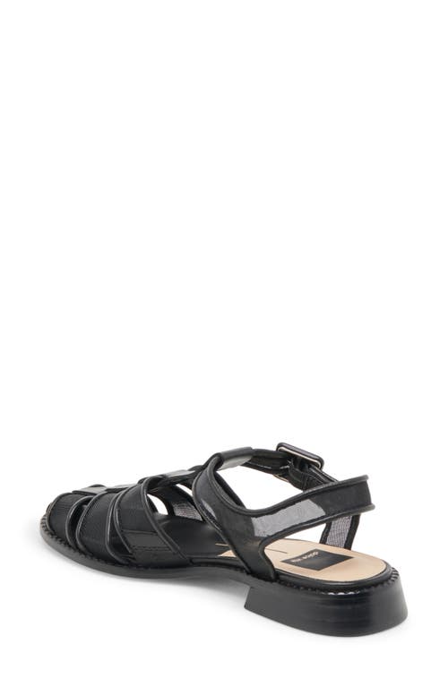 Dolce Vita Holis Mesh Fisherman Sandal In Black