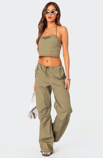 Fey Cargo Parachute Pants