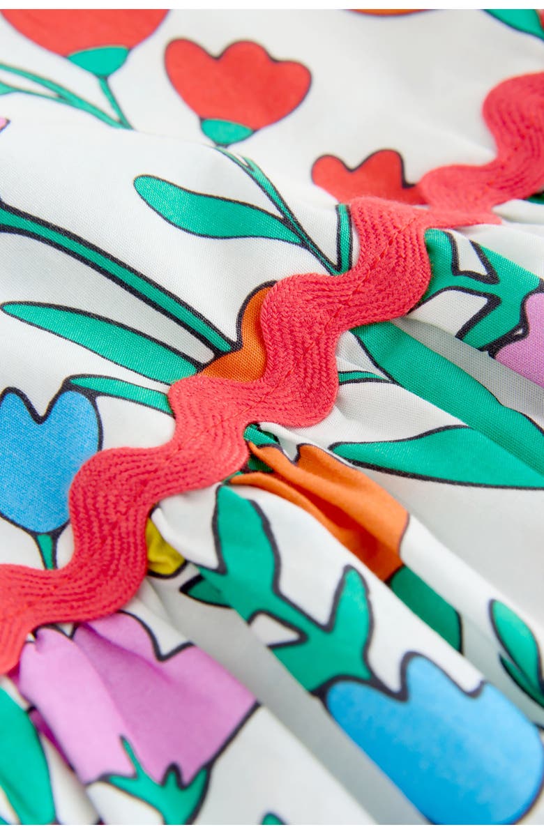 NEXT Kids' Bright Floral Rickrack Dress, Alternate, color, Multi