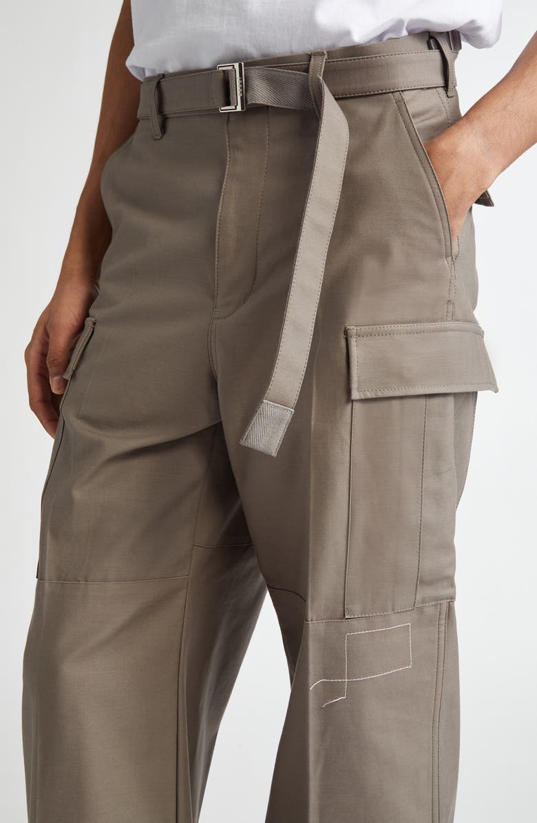 Sacai x WTAPS<sup>®</sup> Cotton Parachute Cargo Pants, Alternate, color, Taupe