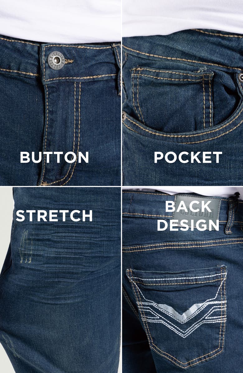 XRAY Saddle Stitch Modern Fit Denim Jeans, Alternate, color, Tint Blue