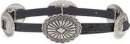 THE GREAT. & Stetson The Tooled Leather Concho Belt