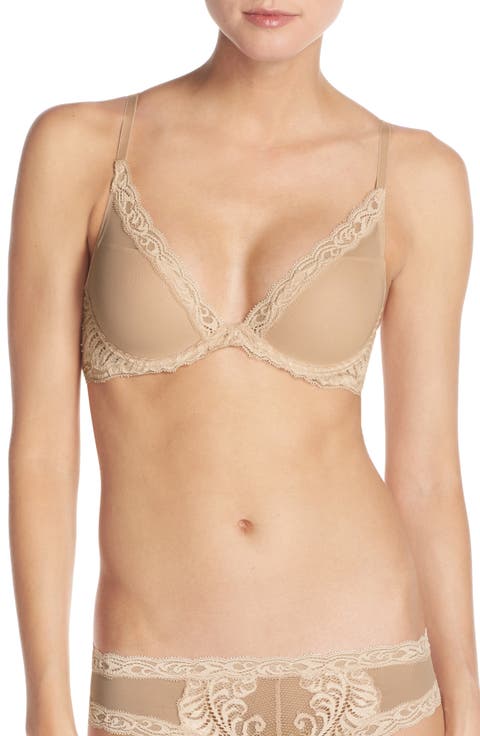 Feathers Plunge T-Shirt Basics Bra