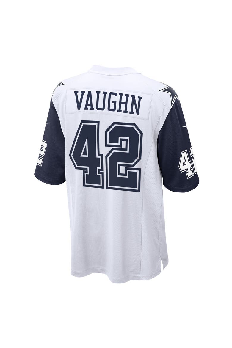 Men's Nike Deuce Vaughn White Dallas Cowboys Alternate Game Jersey, Alternate, color, White