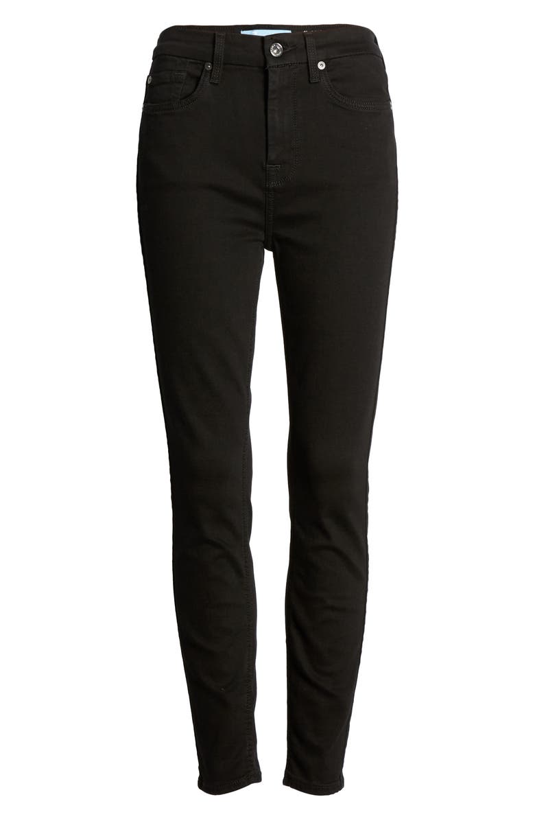 7 For All Mankind <sup>®</sup> High Waist Ankle Skinny Jeans, Alternate, color, 