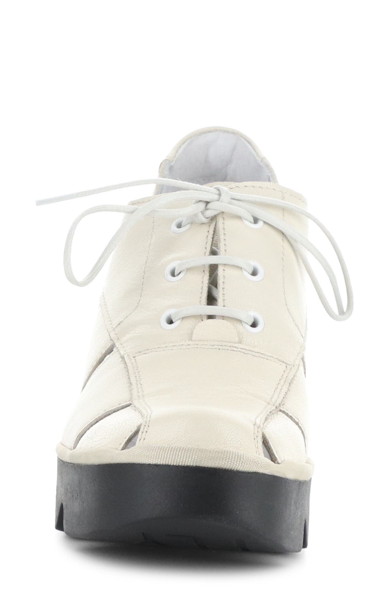 Bogi Platform Wedge Oxford, Alternate, color, 001 OFF WHITE MOUSSE