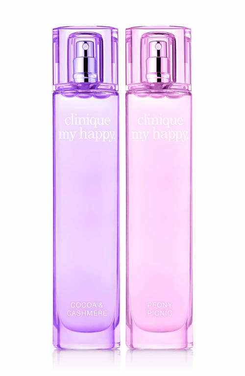 Clinique My Happy Travel Size Perfume Set $70 Value In Transparent
