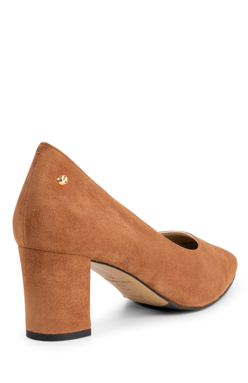 Stinaa.j Alice Orthopedic Suede Pumps In Brown Suede