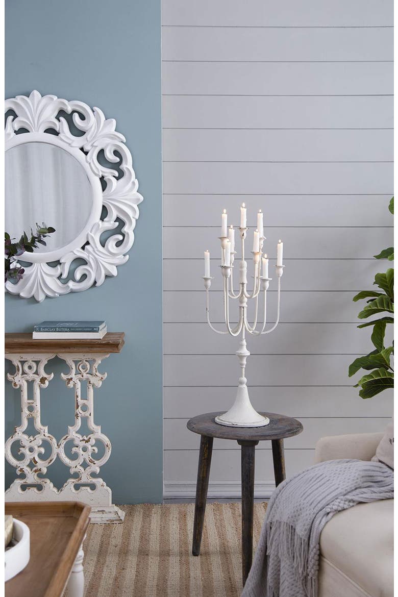 11-Light Candelabra, Alternate, color, DISTRESSED WHITE