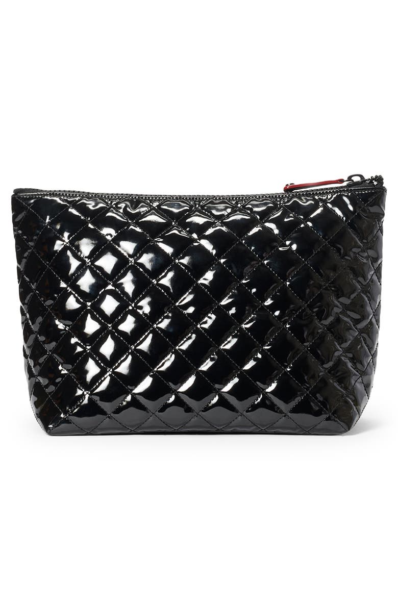 MZ Wallace Large Metro Quilted Cosmetics Case, Alternate, color, 