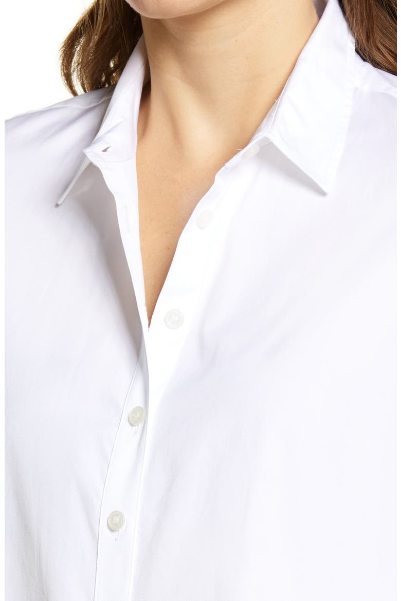 Everyday Poplin Shirt, Alternate, color, WHITE