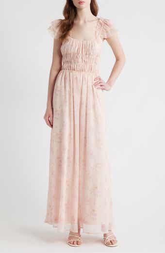 Yvette Floral Smocked Gown