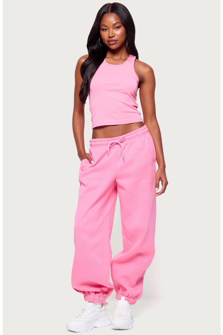 Raely Oversized Sweatpants, Alternate, color, PINK