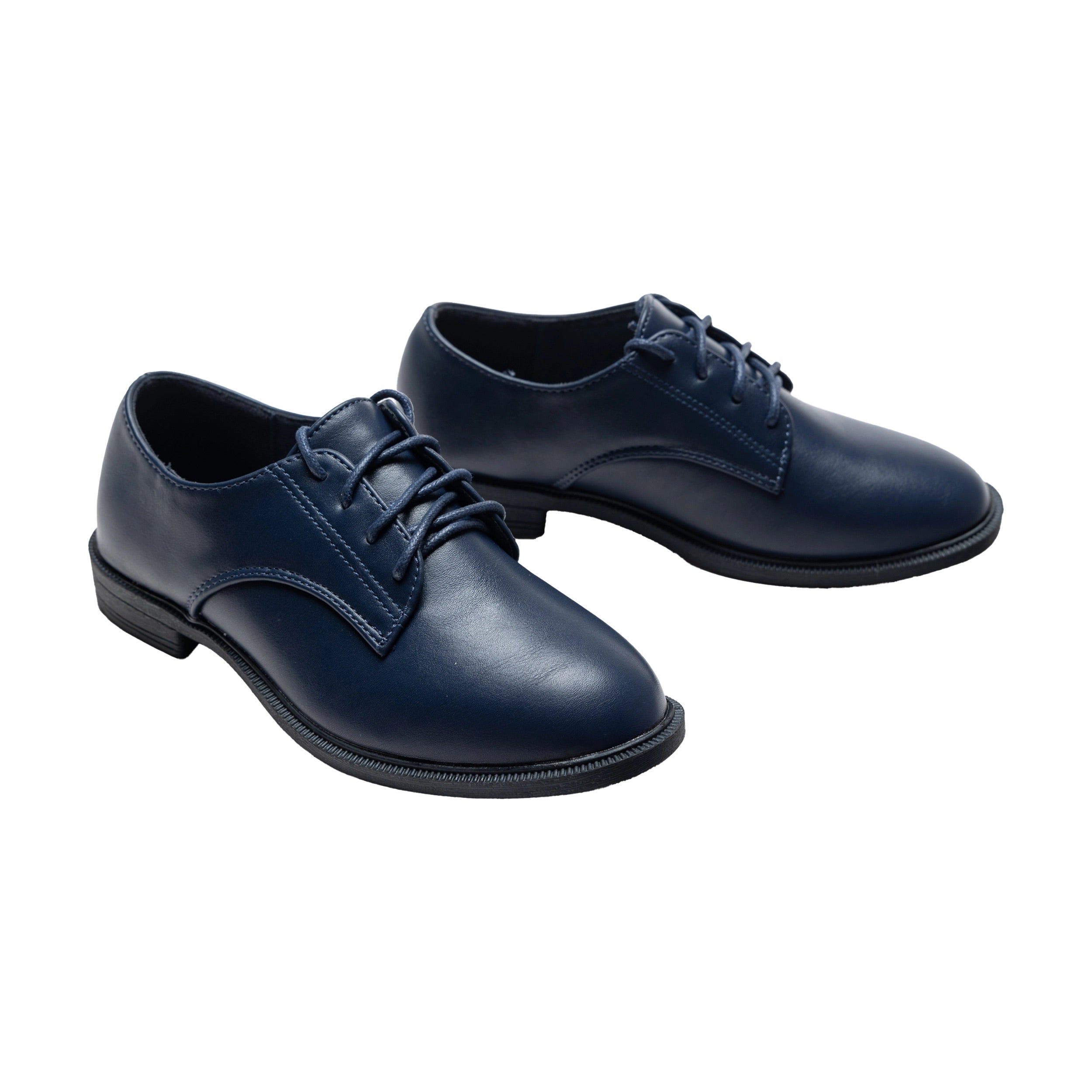 Derby Dress Shoes, Alternate, color, Navy