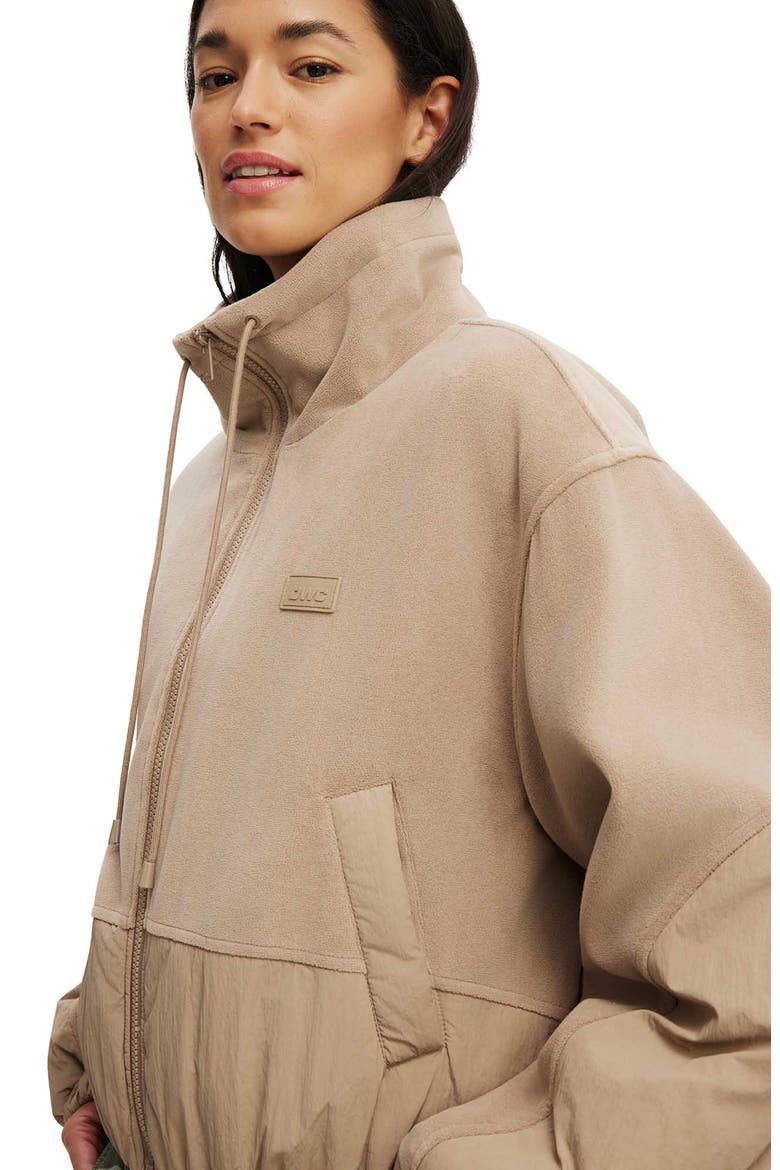 Women's Active Polar Fleece Padded Jacket, Alternate, color, Latte