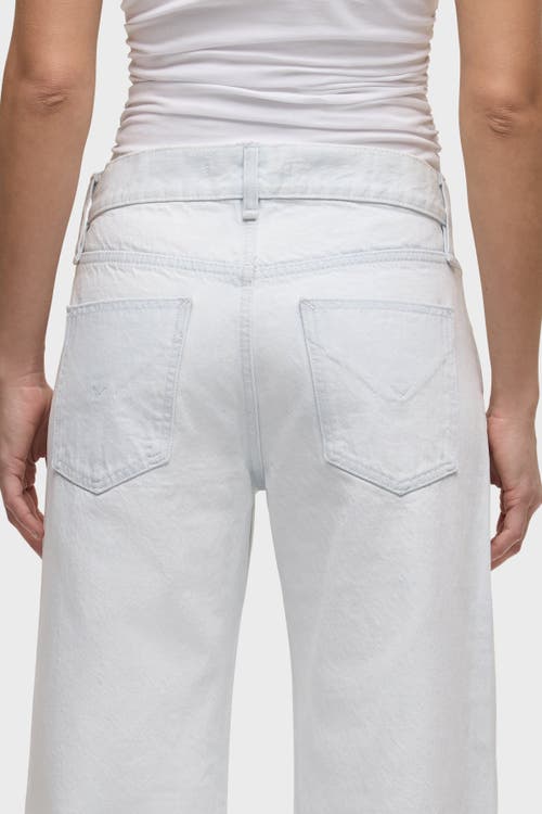 Hudson Rylee Low Rise Loose Jeans In Bleached Clouds