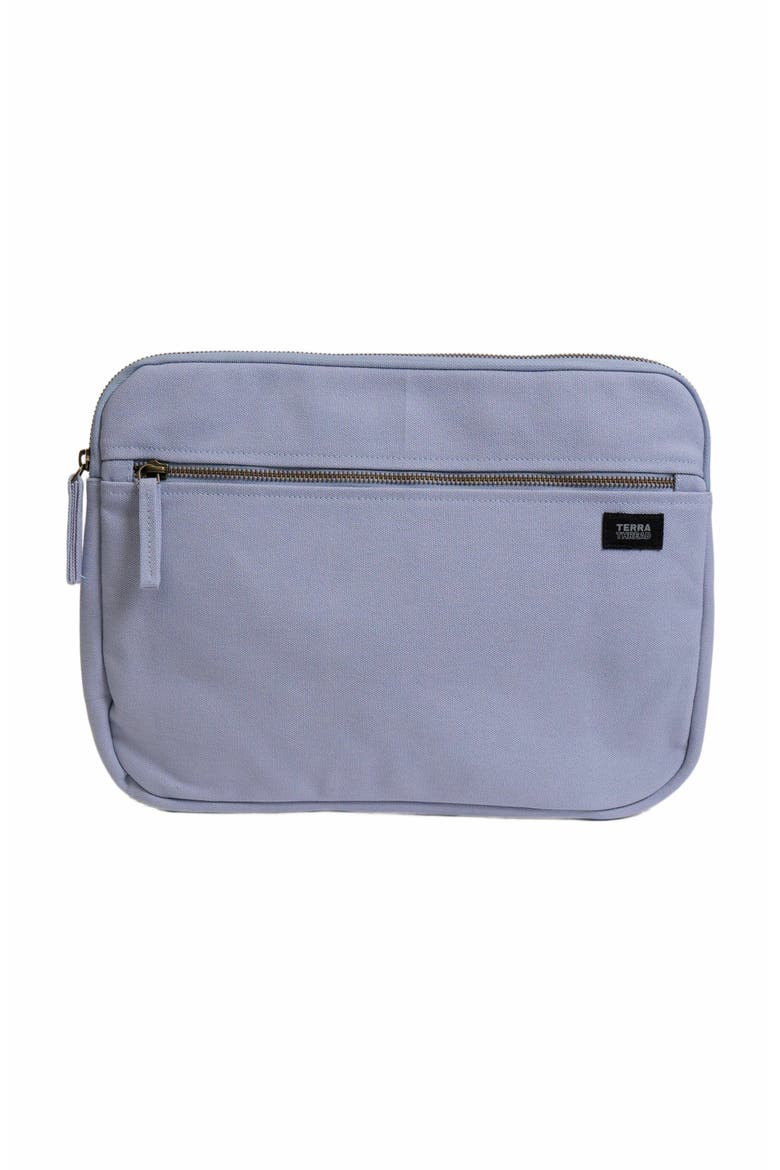 13-Inch Organic Cotton Laptop Sleeve, Main, color, Lavender