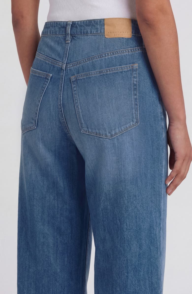Sanctuary Denim Celeste High Rise Wide Leg Jeans, Alternate, color, Tint Wash