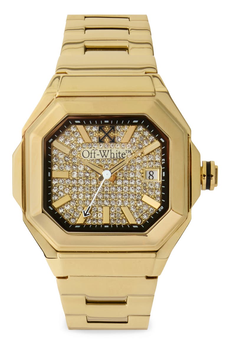 Shift Bracelet Watch, 38.5mm x 40mm, Main, color, IP YELLOW GOLD