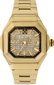 Off-White Shift Bracelet Watch, 38.5mm x 40mm